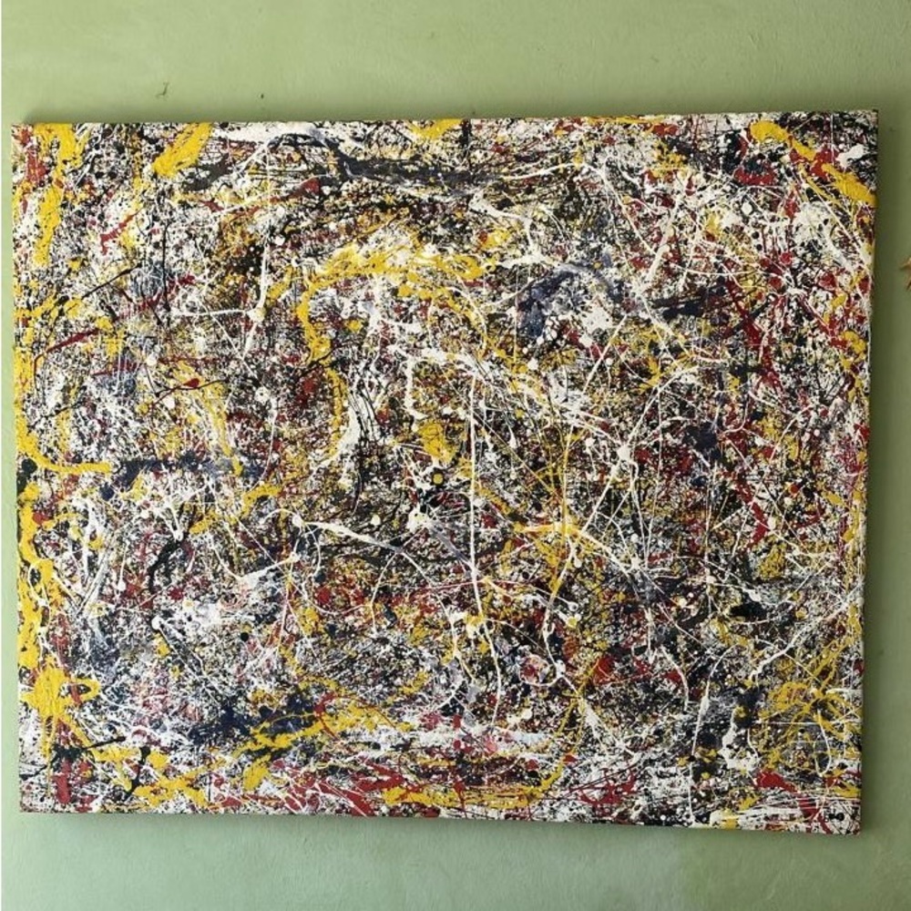 Original Abstract Painting By Richard G.